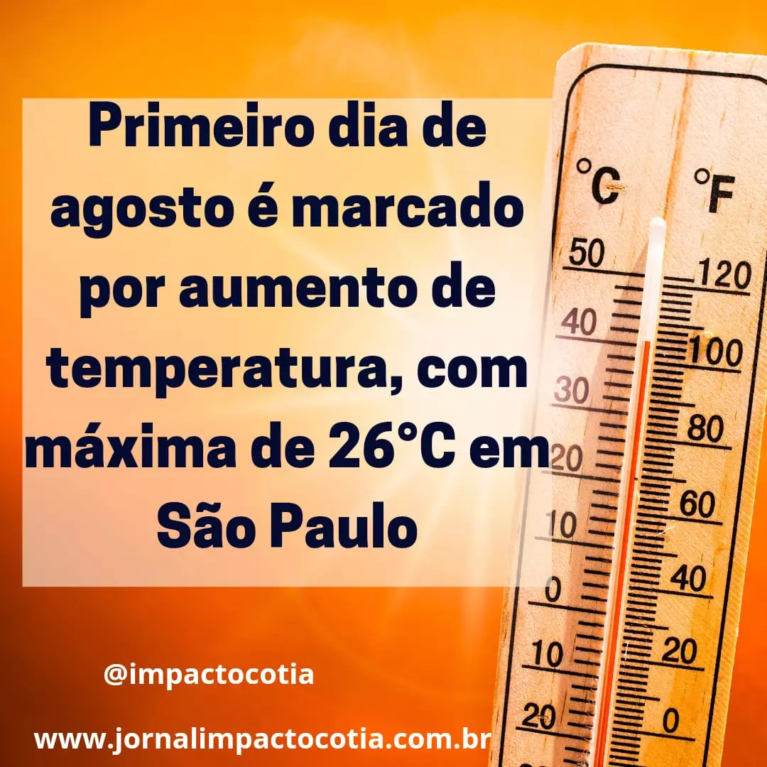 Primeiro dia de Agosto é marcado por aumento de temperatura.